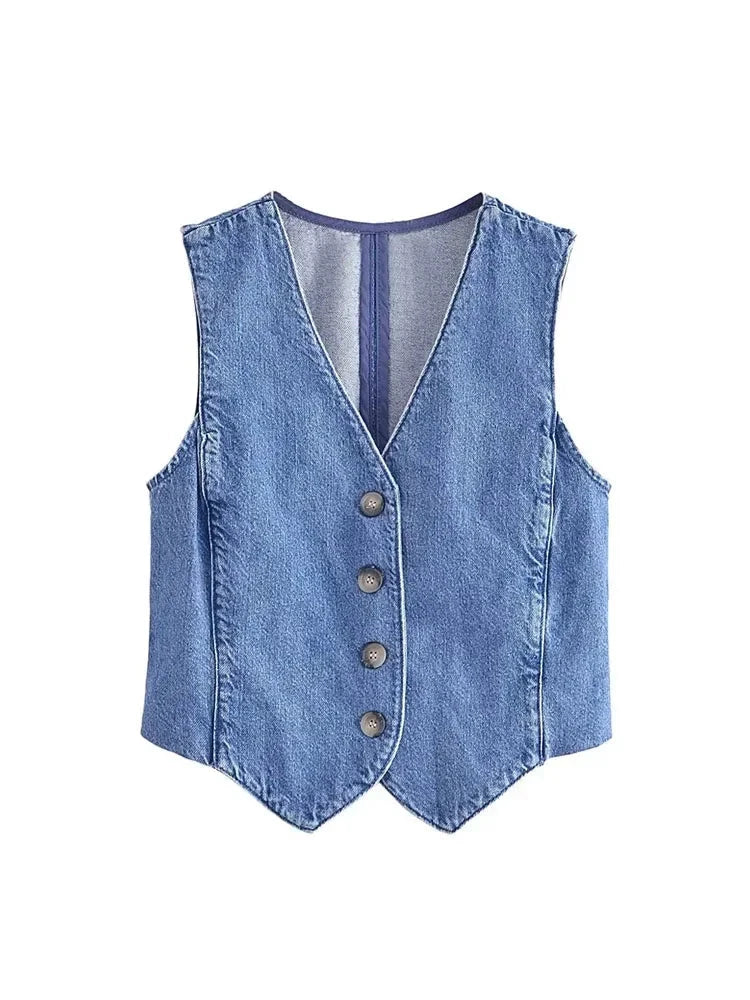 Denim Vintage Vest