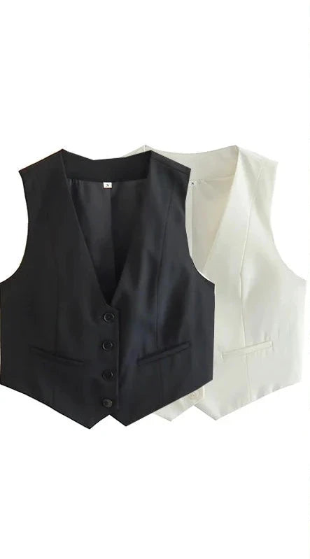 Cropped Vest